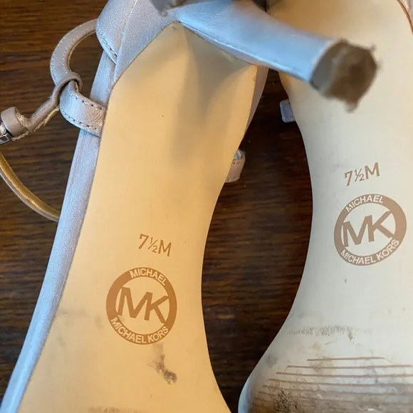 Michael Kors Blue/Gray Small Heels - Size 7.5 - Picture 5 of 5